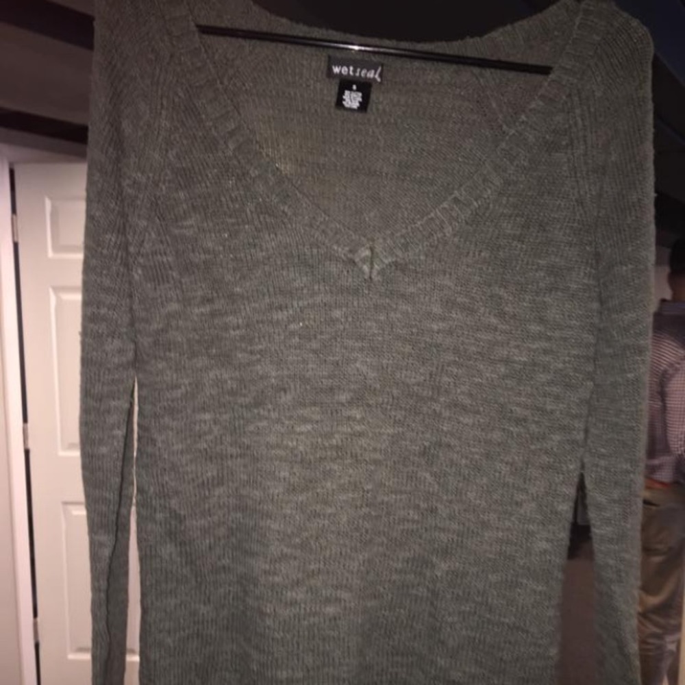 Green sweater